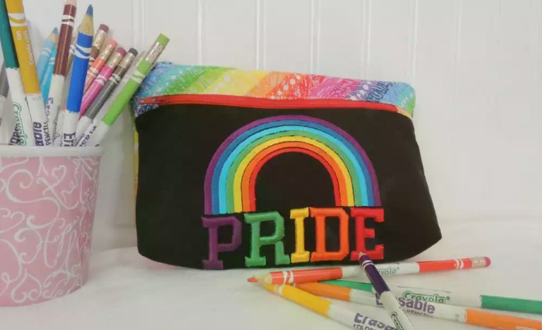 Pride Double Zip Pouch