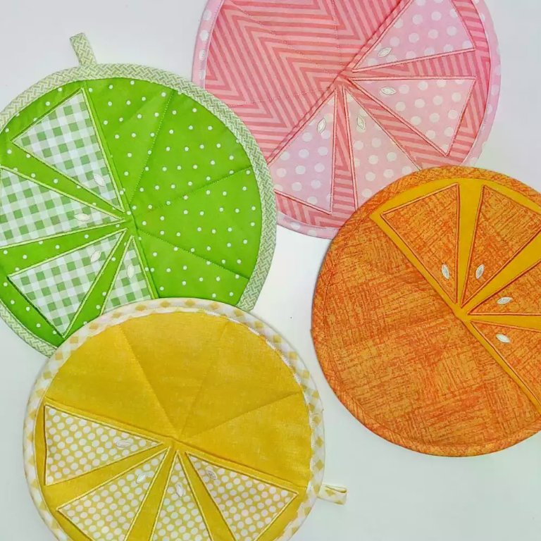 Zesty Citrus Potholder