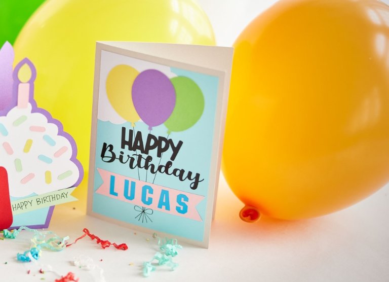 Personalized Birthday Card