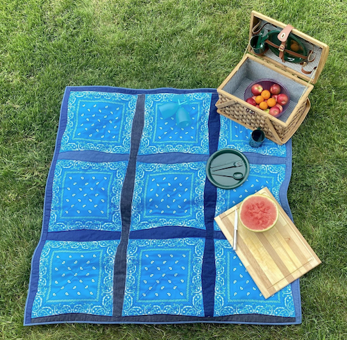 Picnic Blanket Tote Bag