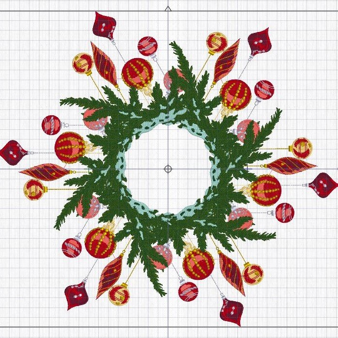 Make a Large Christmas Wreath with Encore