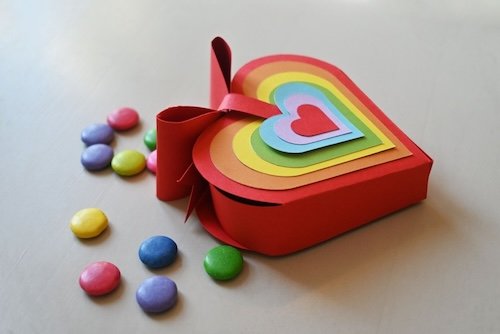 Rainbow Heart Gift Box