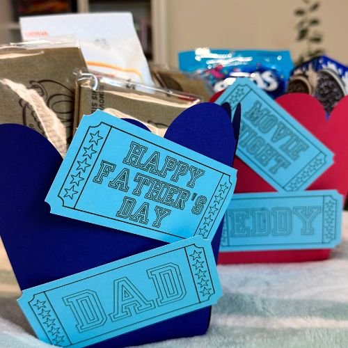 Popcorn Box & Movie Tickets