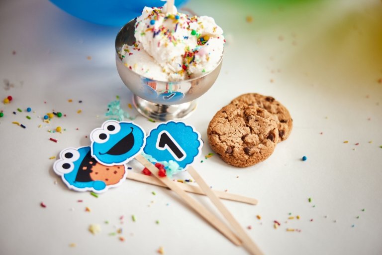 Cookie Monster Cupcake Topper