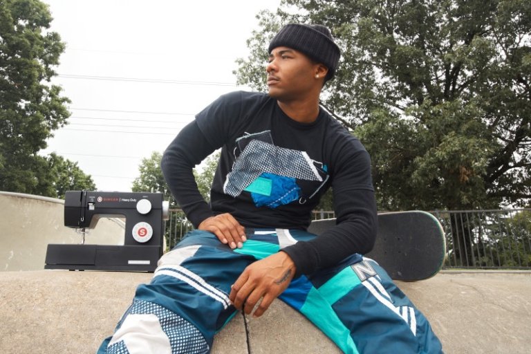 DIY Patchwork Streetwear: Upcycle Your Wardrobe with Trendy Pants and Embellished T-Shirts