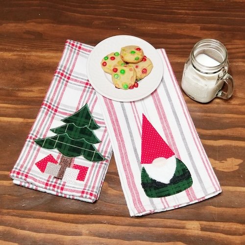Christmas in July: Custom Appliqué Towels