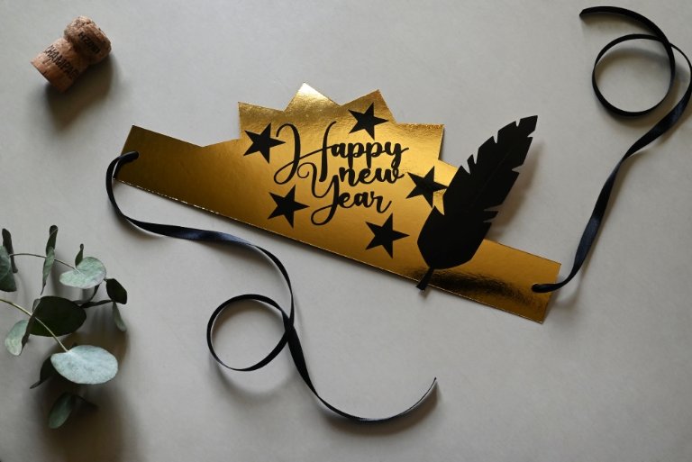 New Year Party Crown: Sparkle and Shine into the New Year
