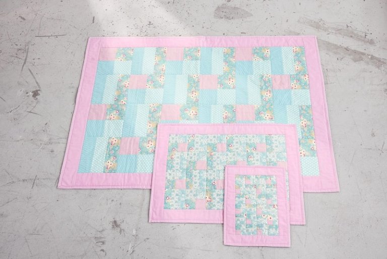 Perfectly Sized Matching Quilts – Made Easy