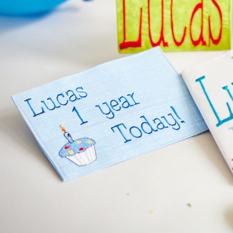 Create a Embroidered Birthday Postcard!