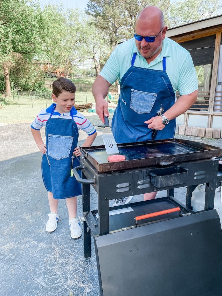 Denim Apron for Dad & Son