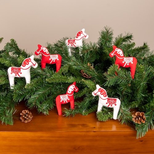 Dala Horse Ornaments: Swedish-Inspired Holiday Decor