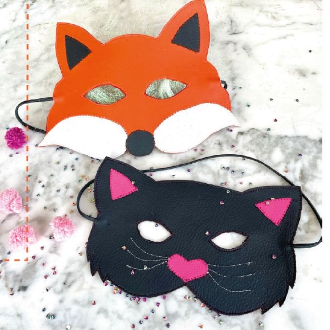 ANIMAL-THEMED MASK FOR HALLOWEEN!
