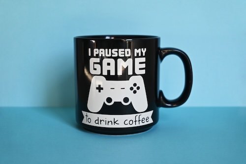 Gamer's Coffee Mug Decal