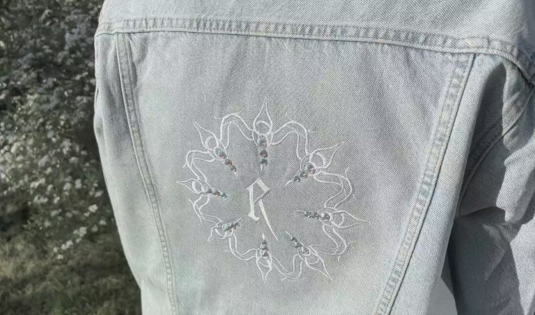 Upcycle a Jeans Jacket with Embroidery - Encore Design