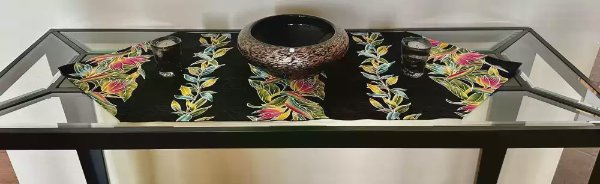 Quick Serged Table Runner